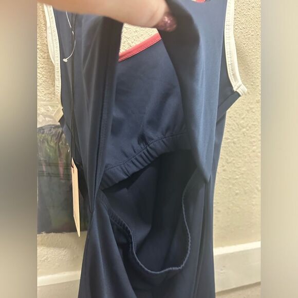 Sincerely Jules Navy Active Cutout Tennis Dress with Shorts NWT M - Picture 5 of 6